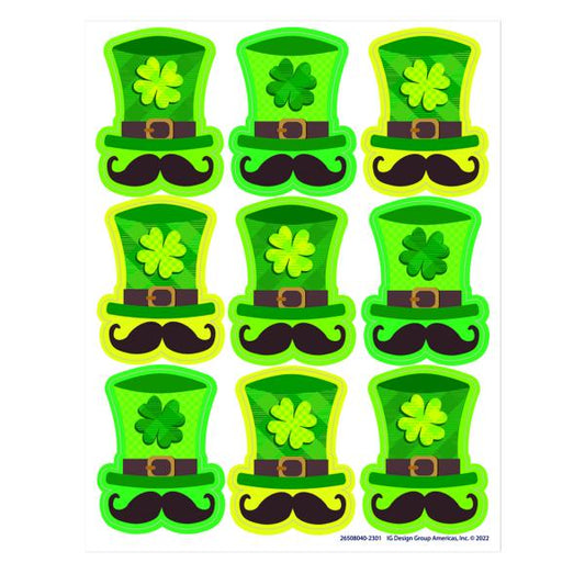 STICKERS: ST. PAT'S HATS