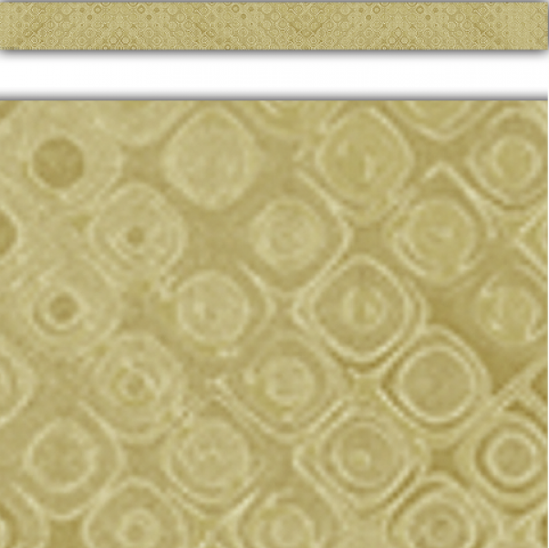 BORDER: WONDERFULLY WILD GOLDEN TEXTILE