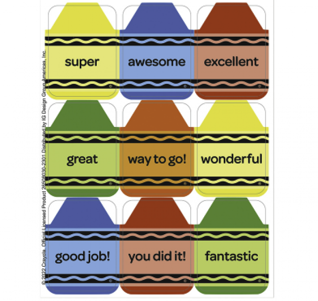 STICKERS: CRAYOLA INSPIRATIONAL