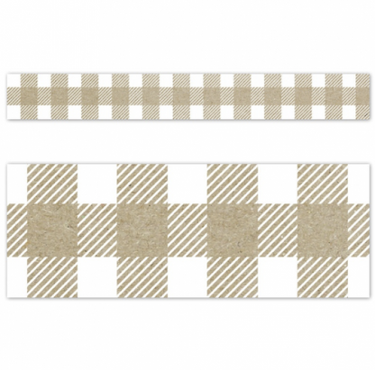 (SALE)BORDER: KRAFTY POP! KRAFT BUFFALO CHECK