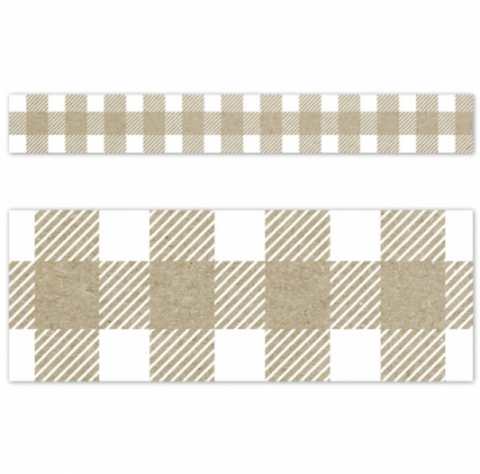 (SALE)BORDER: KRAFTY POP! KRAFT BUFFALO CHECK