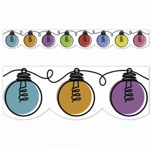 BORDER: CORE DECOR COLORFUL DOODLE LIGHTS
