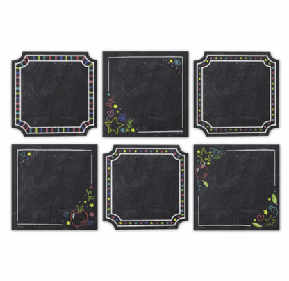 CUT-OUTS: CHALK IT UP! COLORFUL CHALK CARDS