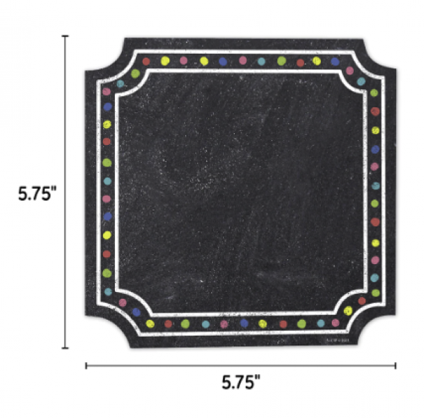 CUT-OUTS: CHALK IT UP! COLORFUL CHALK CARDS