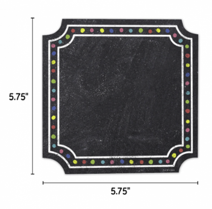 CUT-OUTS: CHALK IT UP! COLORFUL CHALK CARDS