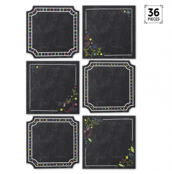 CUT-OUTS: CHALK IT UP! COLORFUL CHALK CARDS