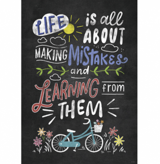 POSTER: CHALK IT UP! MISTAKES
