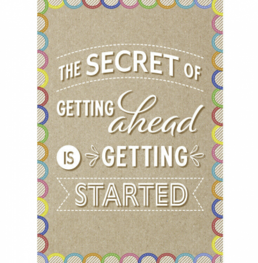 POSTER: KRAFTY POP THE SECRET OF GETTING AHEAD