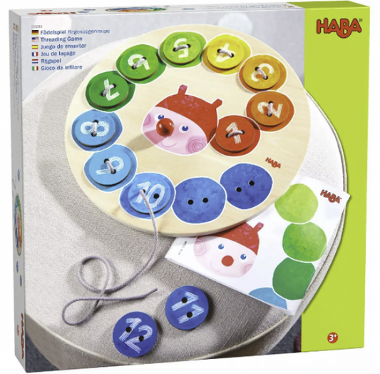 (SALE)THREADING GAME RAINBOW CATERPILLAR
