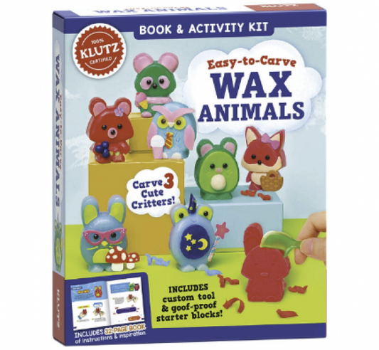 KLUTZ: EASY-TO-CARVE WAX ANIMALS