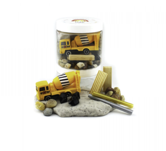 PLAY DOUGH KIT: CONSTRUCTION DIG COOKIES & CREAM