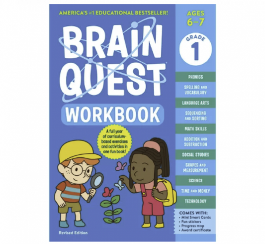 BRAIN QUEST WORKBOOK: GRADE 1