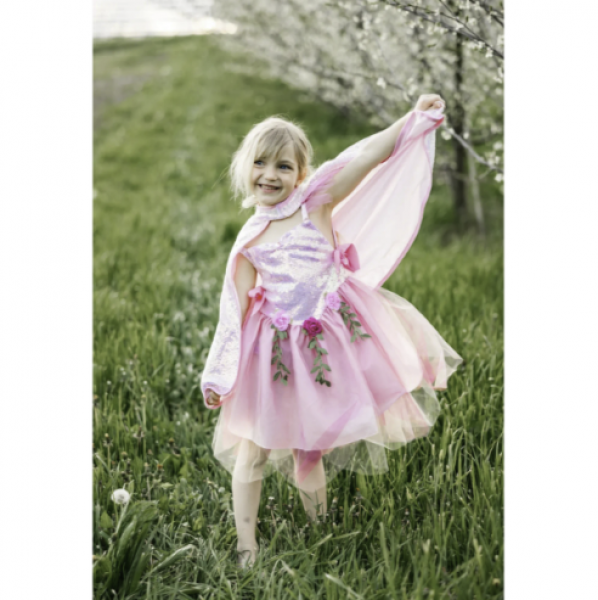 PINK SEQUINS FAIRY TUNIC 3-4