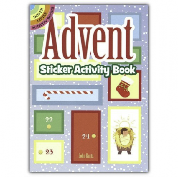 (SALE) LITTLE ACTIVITY BOOK: ADVENT STICKER ACTIVITY BOOK