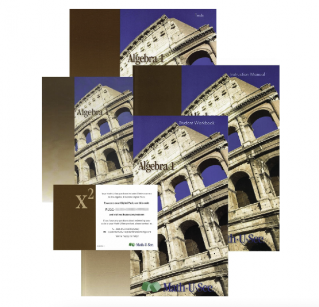 MATH-U-SEE: ALGEBRA 1 LEVEL UP BASE SET