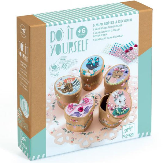 DIY 5 MINI BOXES TO DECORATE