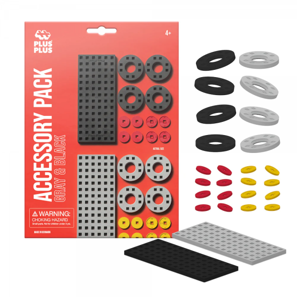 PLUS PLUS ACCESSORY PACK: GRAY & BLACK