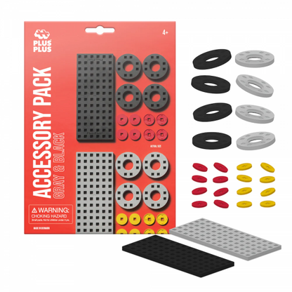 PLUS PLUS ACCESSORY PACK: GRAY & BLACK