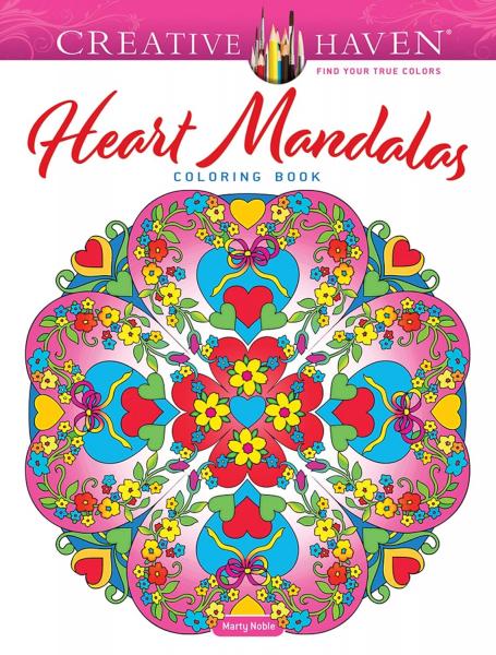 HEART MANDALAS COLORING BOOK