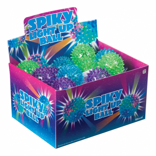 FLASHING SPIKY LIGHT UP BALL