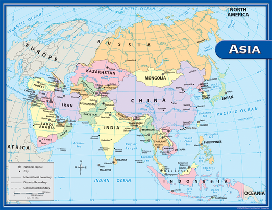 CHART: ASIA MAP