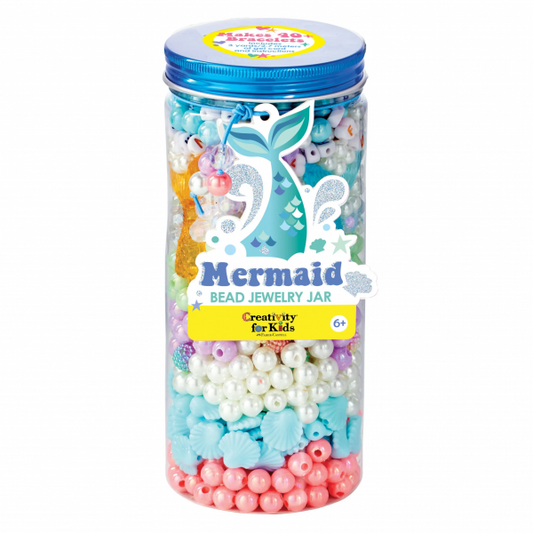 BEAD JEWELRY JAR: MERMAID