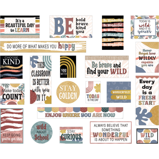 (SALE) MINI BULLETIN BOARD SET: WONDERFULLY WILD