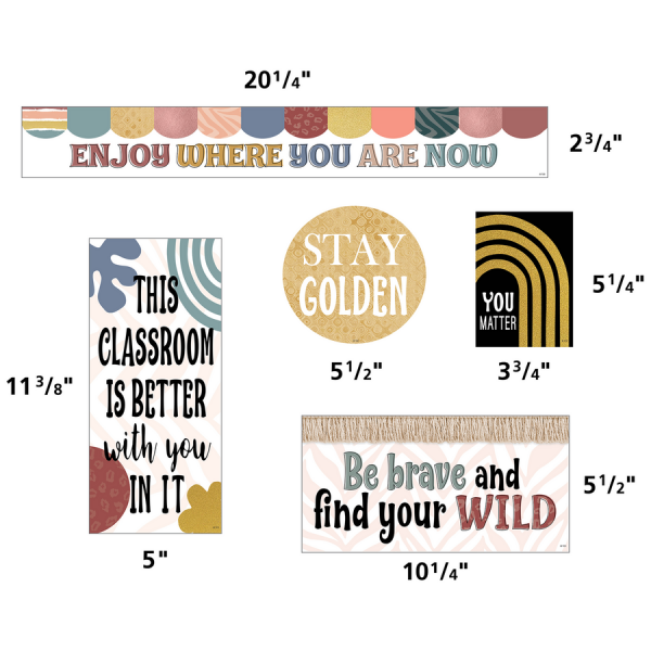 (SALE) MINI BULLETIN BOARD SET: WONDERFULLY WILD