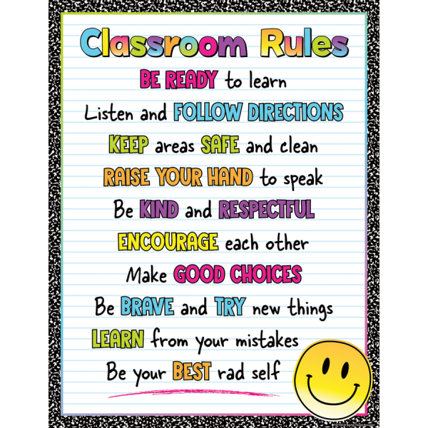 (SALE) CHART: BRIGHTS 4EVER CLASSROOM RULES