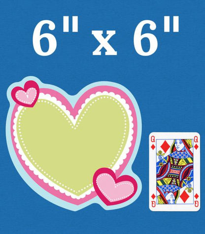 COLORFUL CUT-OUTS: HEARTS