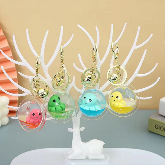 OCTOPUS FLOATY KEYCHAIN