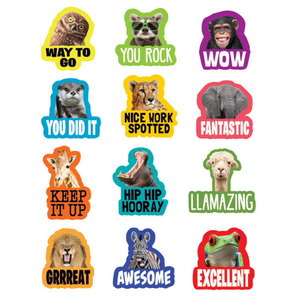 STICKERS: GO WILD ANIMALS