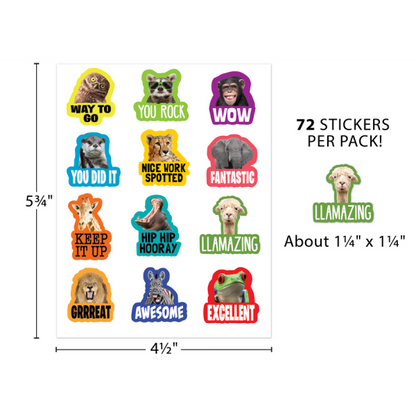 STICKERS: GO WILD ANIMALS