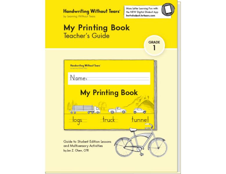 (SALE) HWT: 1ST GRADE MY PRINTING BOOK TEACHER'S GUIDE 2022