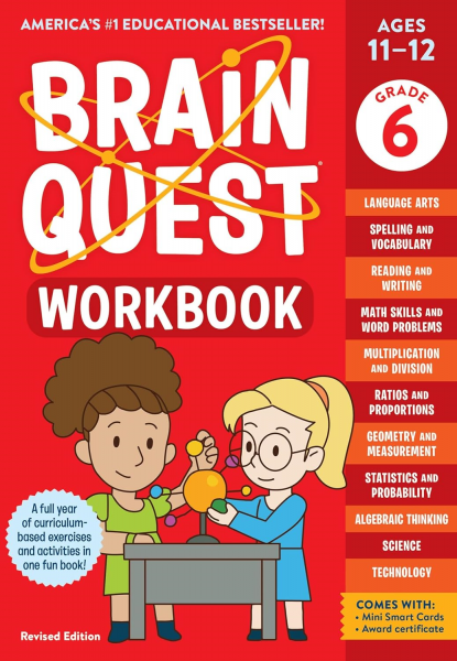 BRAIN QUEST WORKBOOK: GRADE 6