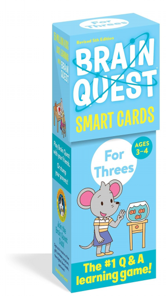 BRAIN QUEST SMART CARDS: FOR THREES AGES 3-4