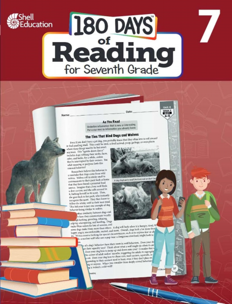 180 DAYS OF READING FOR SEVENTH GRADE