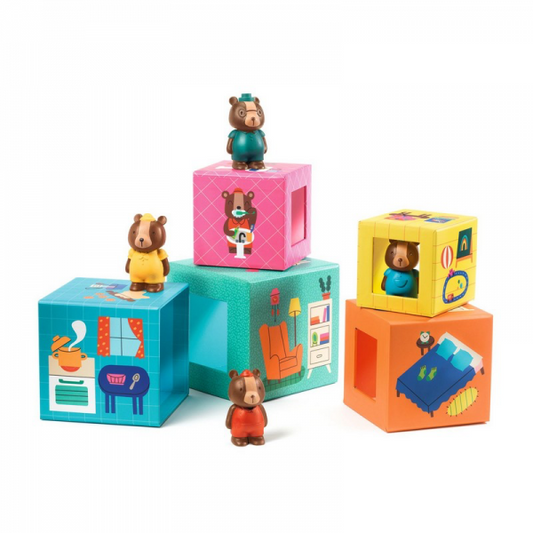 BLOCKS AND TOWERS BUILDING SET TOPANICAR