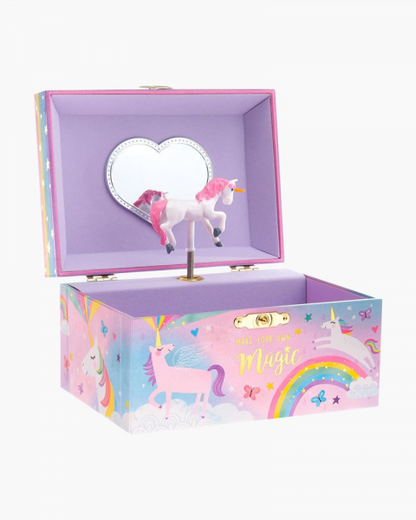 MUSICAL JEWELRY BOX UNICORN