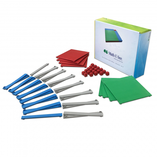 MATH-U-SEE: ALGEBRA/DECIMAL INSERT KIT