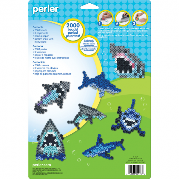 (SALE)PERLER BEADS SHARKS