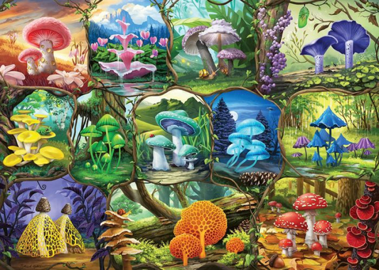 PUZZLE: BEAUTIFUL MUSHROOMS 1000 PCS