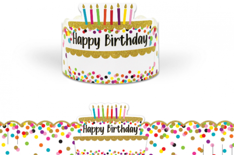 CROWNS: HAPPY BIRTHDAY CONFETTI