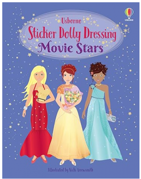 STICKER DOLLY DRESSING MOVIE STARS