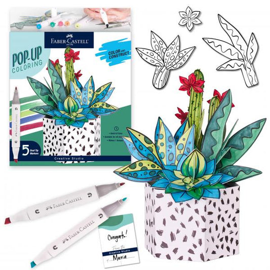 POP-UP COLORING: SUCCULENT