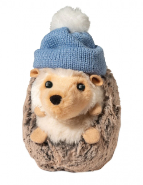 SPUNKY HEDGEHOG WITH WINTER HAT