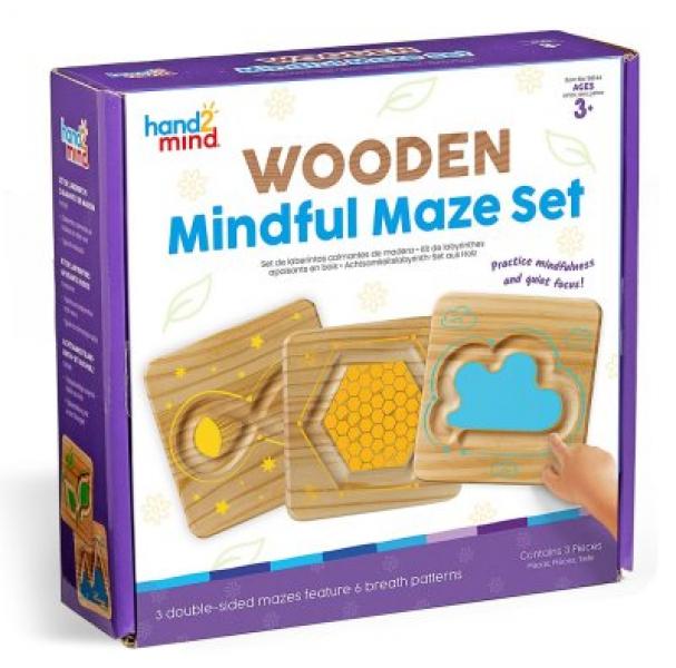 WOODEN MINDFUL MAZE SET