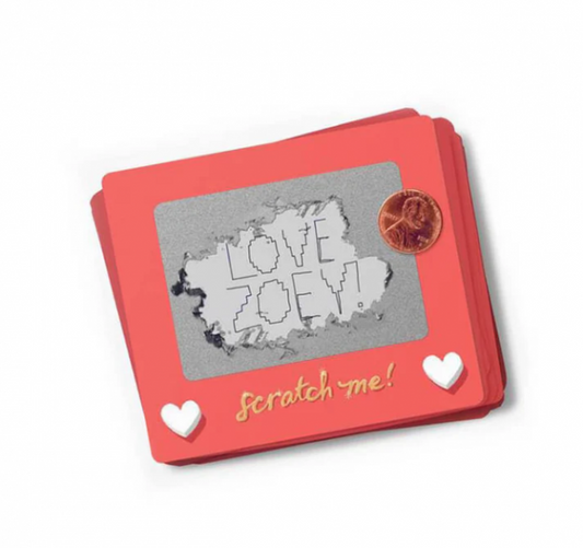 SCRATCH-OFF VALENTINES SCRATCH-A-SKETCH