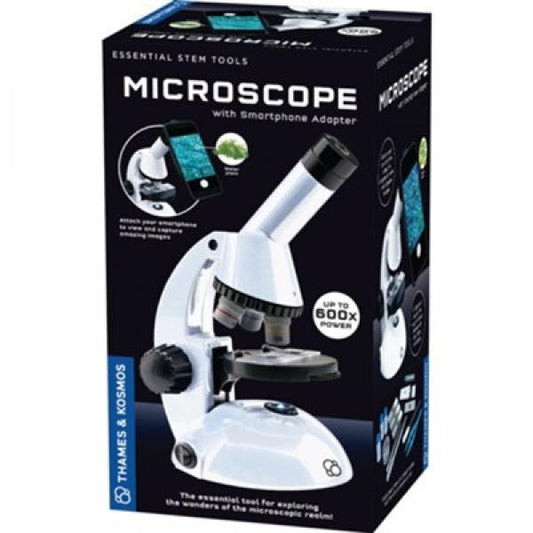 MICROSCOPE WITH SMARTPHONE ADAPTER