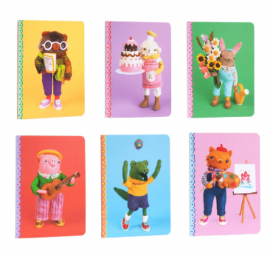 CAT RABBIT TINY JOURNAL ASSORTED